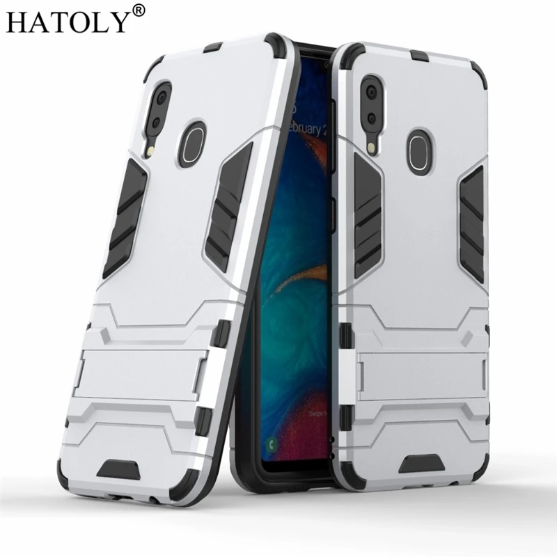 Защитный чехол HATOLY для Samsung Galaxy A20e Жесткий Чехол из силиконовой резины с роботом