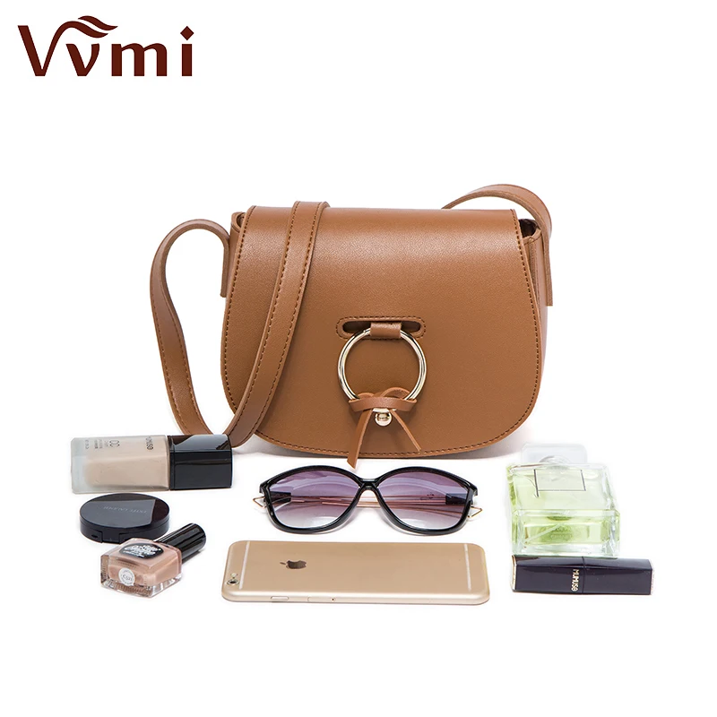 Vvmi bolsos для женщин сумки chic Винтаж классический металлический круг кольцо седло