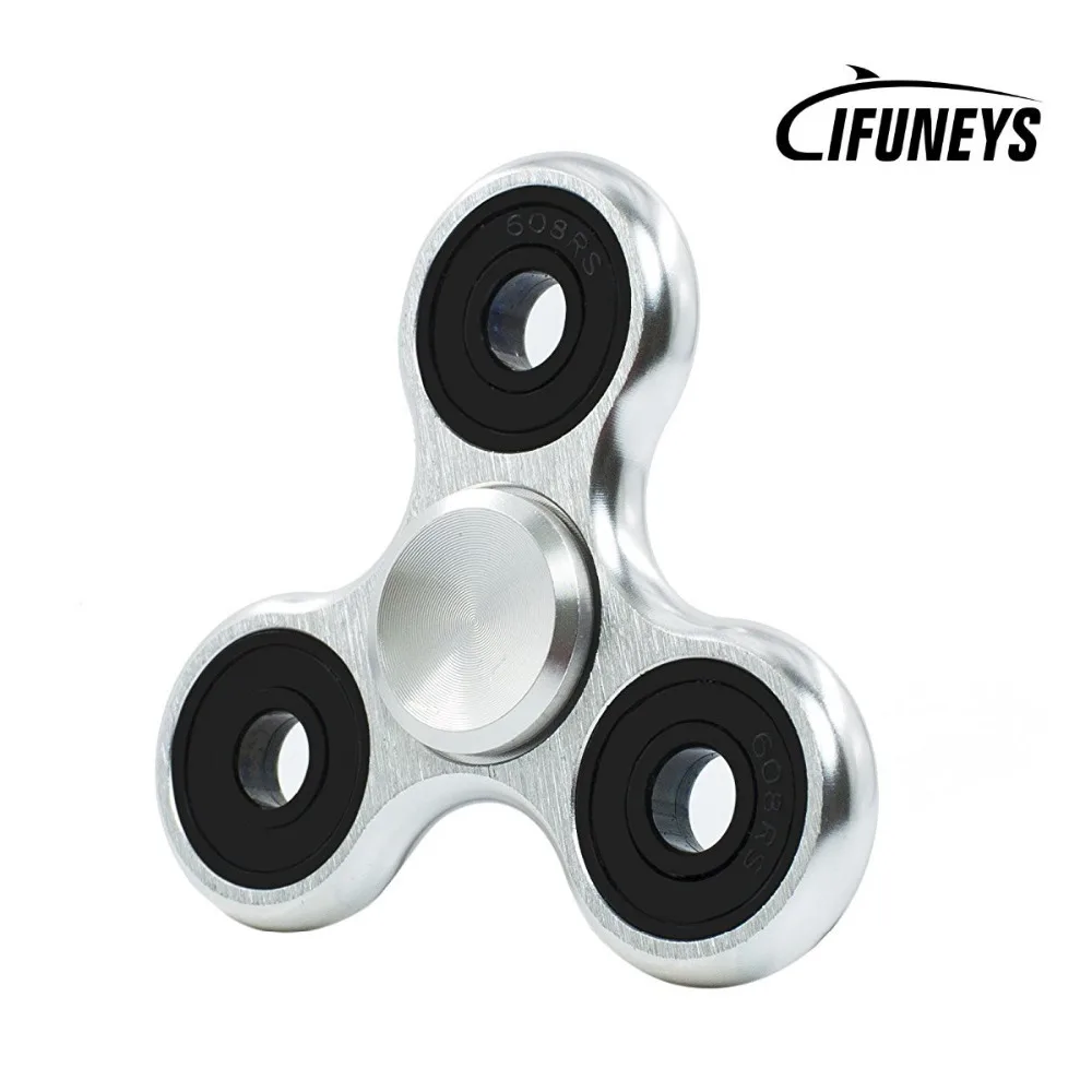 Fidget Spinner Hand Toy The Anti-Anxiety 360 Metal Aluminum alloy Triangle EDC Tri-Spinner for ADD ADHD Kids/Adult Funny Toys | Игрушки и
