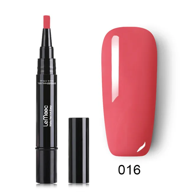 LEMOOC 5 мл Vernis полу перманманентный ногтей доттер для гель-лака 88 цветов DIY гель-краска для ногтей Гибридный доудлер УФ-гель для ногтей - Цвет: 016