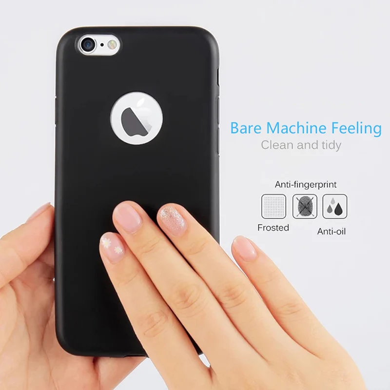 YAMIZOO Coque чехол для iPhone 7 Чехол 6 Ударопрочный силиконовый милый черный девочек 6s x 8