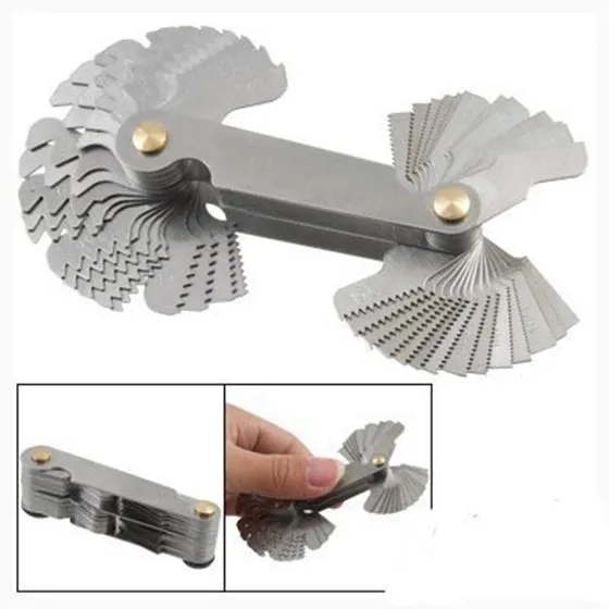 SODIAL(R) Metric Whitworth Screw Pitch Gauge Measuring Tool | Инструменты