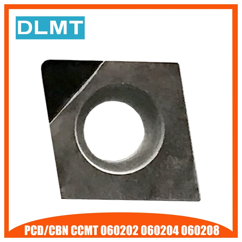 1 шт. PCD CBN CCMT060202 CCMT060204 CCMT060208 Токарные Вставки CNC алмазный резак для токарных