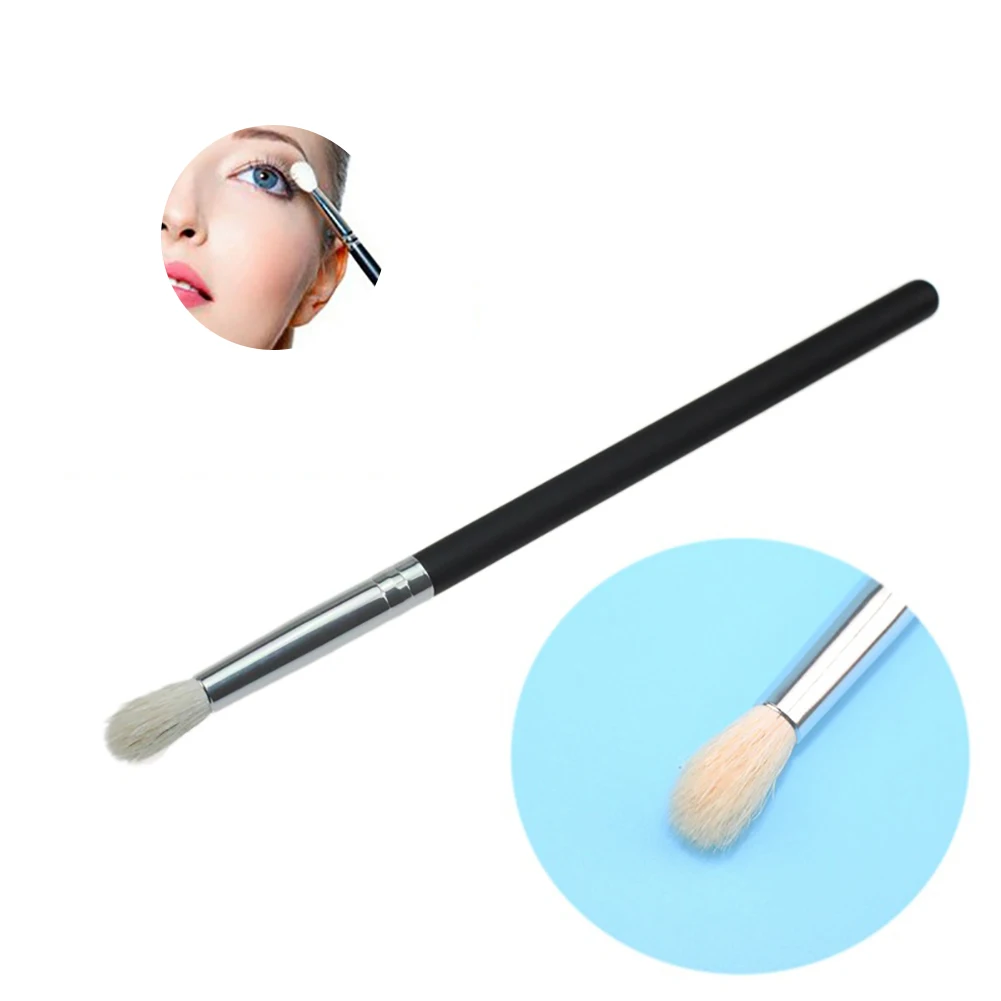 Одинарная шерстяная щетка для макияжа век на глазной розетке осветляющая и