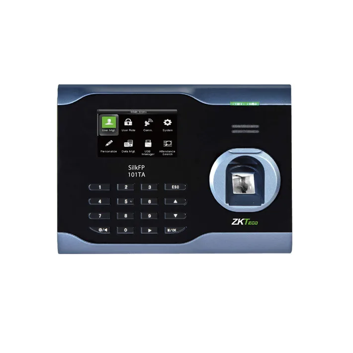 ZKTECO SILKFP-101TA Color Biometric Fingerprint Time Attendance Digital Electronic Reader Machine Clock Employee Payroll | Безопасность