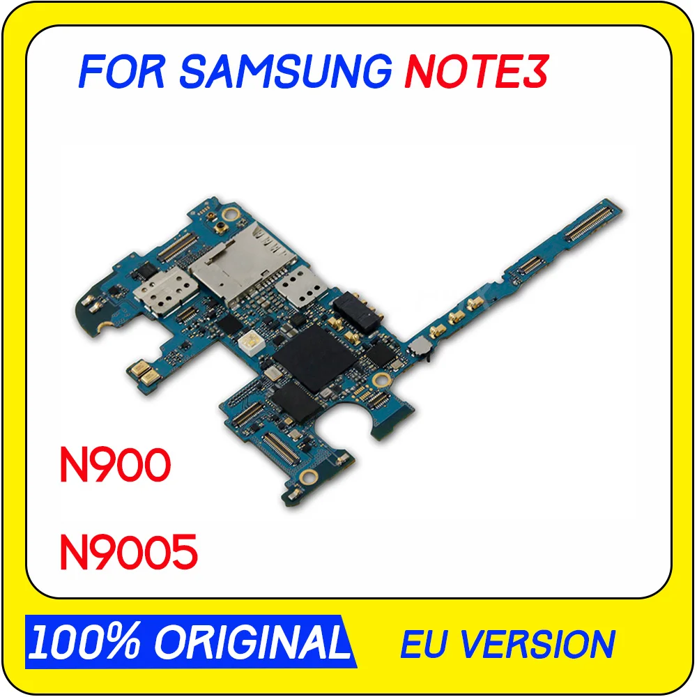 Оригинальная разблокированная материнская плата Samsung Galaxy Note 3 N9005 32 ГБ