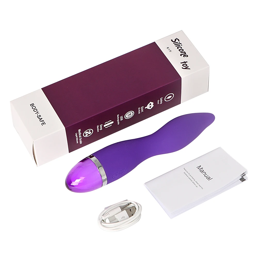 IKOKY Волшебная палочка Массажер AV вибратор зарядка через USB вибрирующий пенис