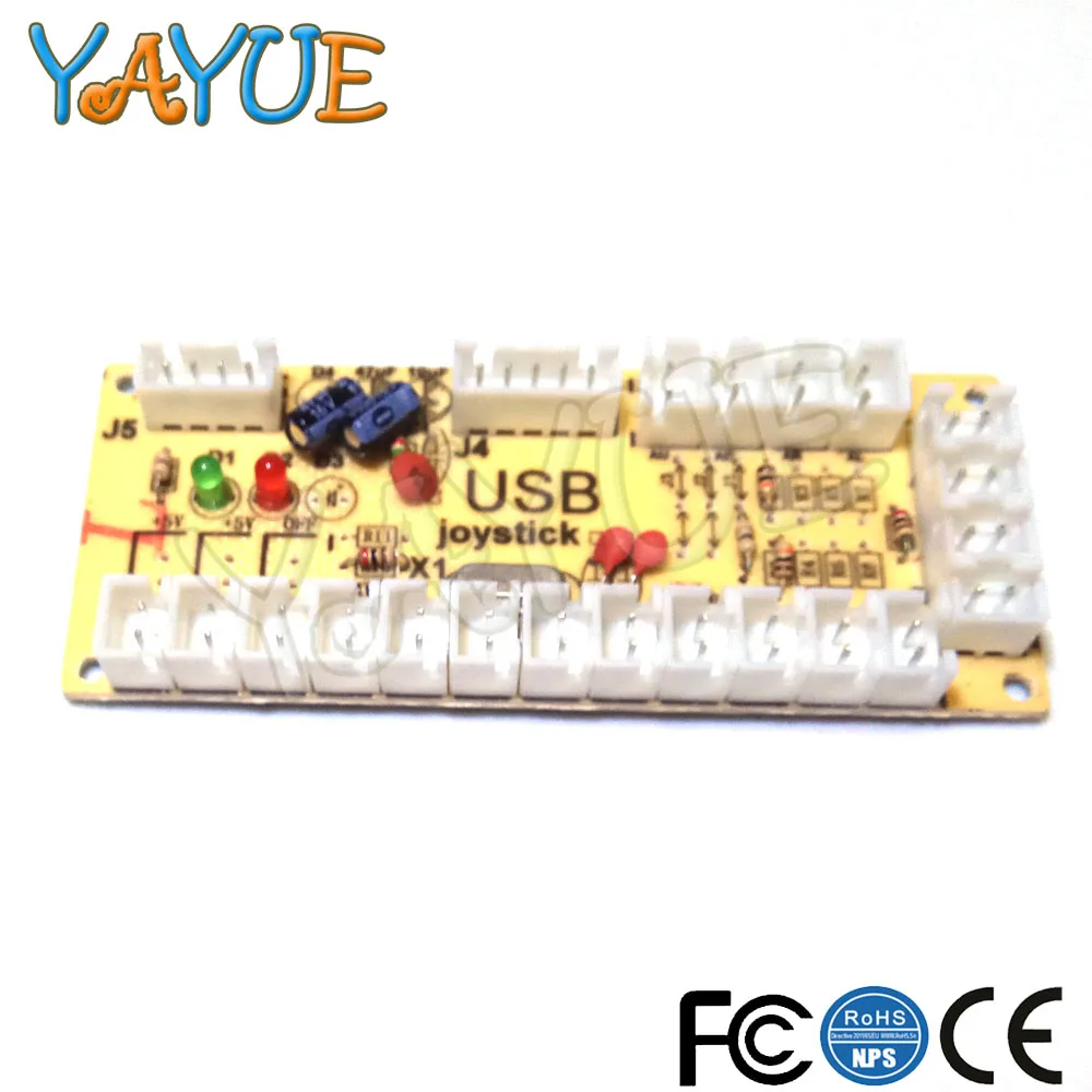 USB кодировщик с нулевой задержкой контроллер джойстика для аркадных игр 5