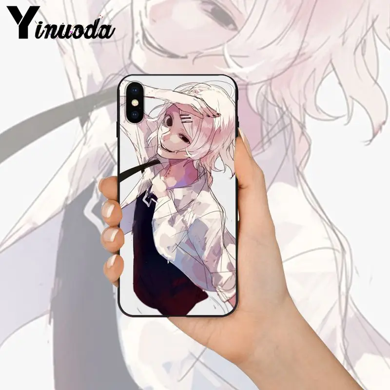 Чехол Yinuoda Tokyo Ghoul anime Juuzou Suzuya для iPhone X XS MAX 6 6S 7 7plus 8 8Plus 5 5S XR | Мобильные телефоны и