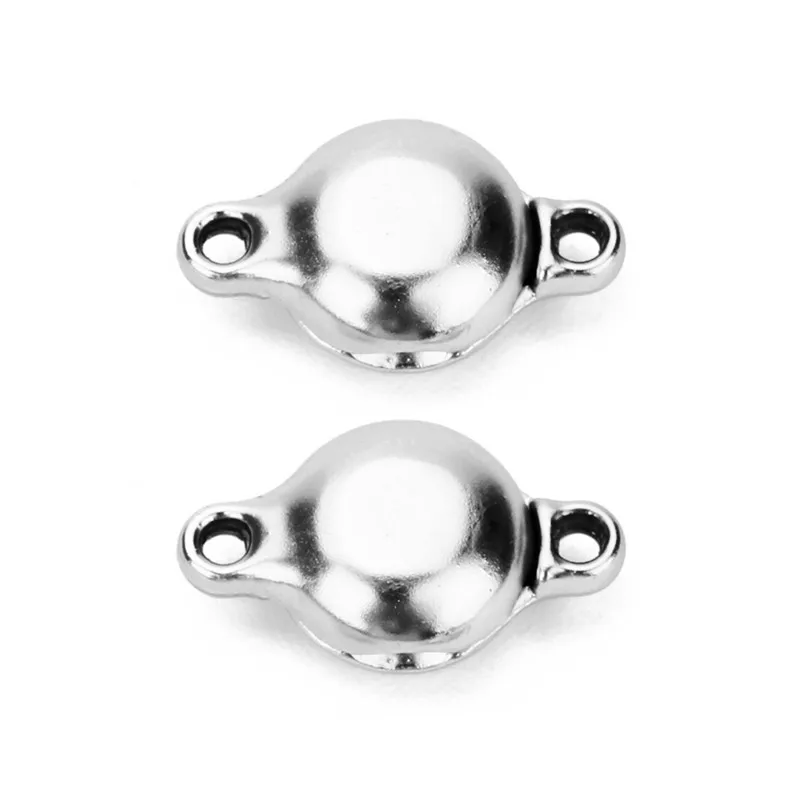 Dumb silver LOULEUR 10 шт./лот серебряные сильные магнитные замочки для ожерелья античный бронзовый браслет пряжка разъем крюк для ювелирных изделий - Цвет: Dumb silver