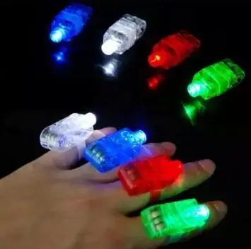32 шт./лот светодиодное кольцо на палец лазерный луч фонарик воздушный шар светло