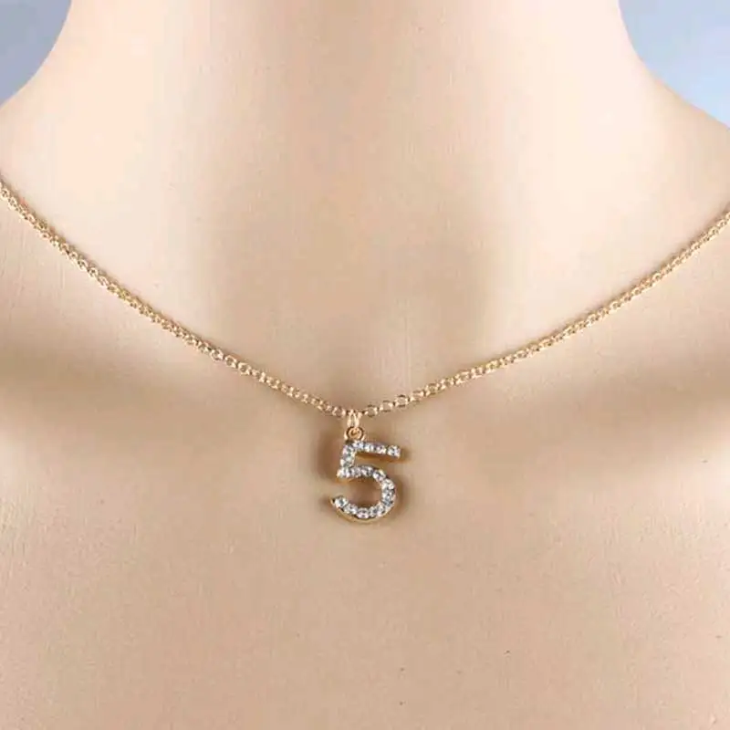 Модное простое ожерелье с коротким воротником женское надписью Стразы 5|necklace lady|cc