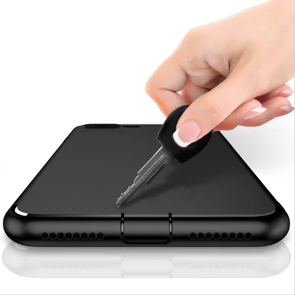 Чехол для iPhone 7 мягкая задняя крышка из тпу X Xs Max XR 8 6S Plus ультратонкий матовый