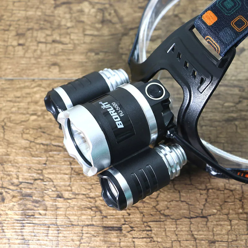 Boruit RJ5000 светодиодная фара U2 L2 18650 перезаряжаемая водонепроницаемая рыболовная