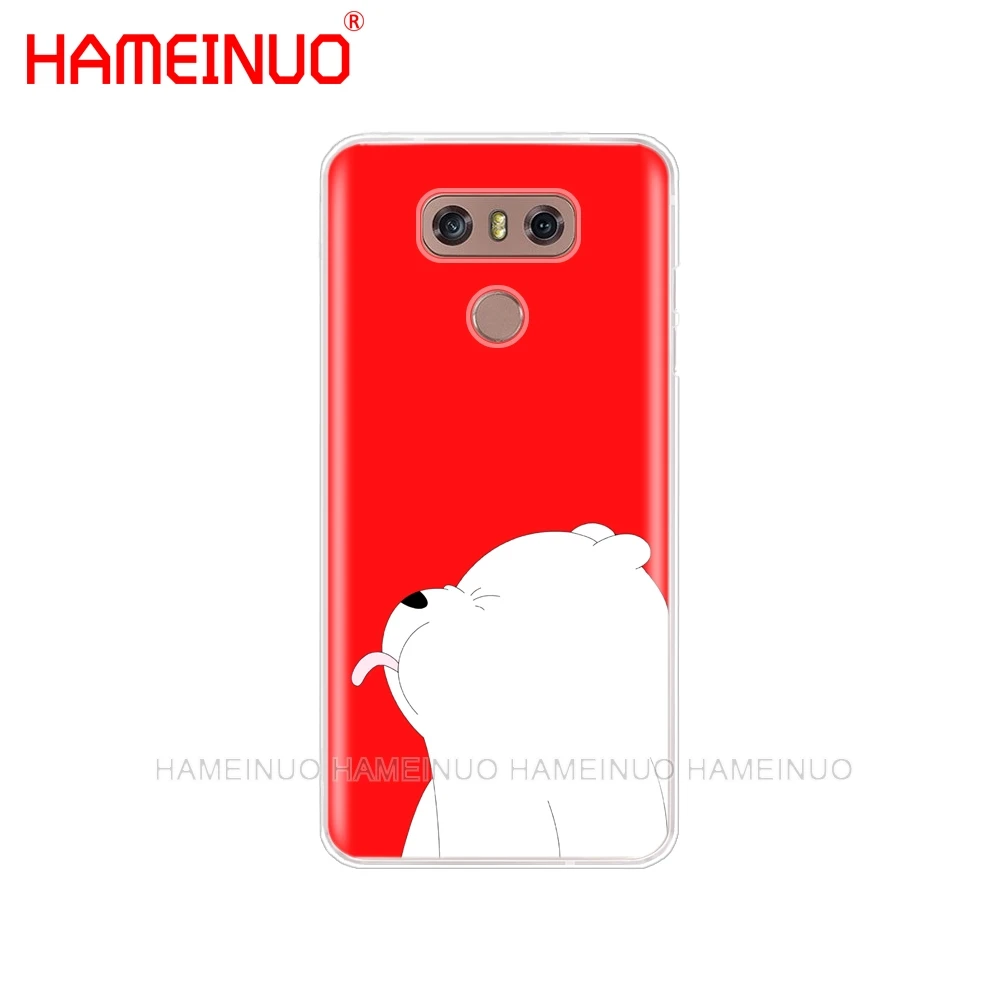 HAMEINUO милый медведь Рождественский полярный чехол для телефона LG G7 Q6 G6 мини G5 K10 K4 K8