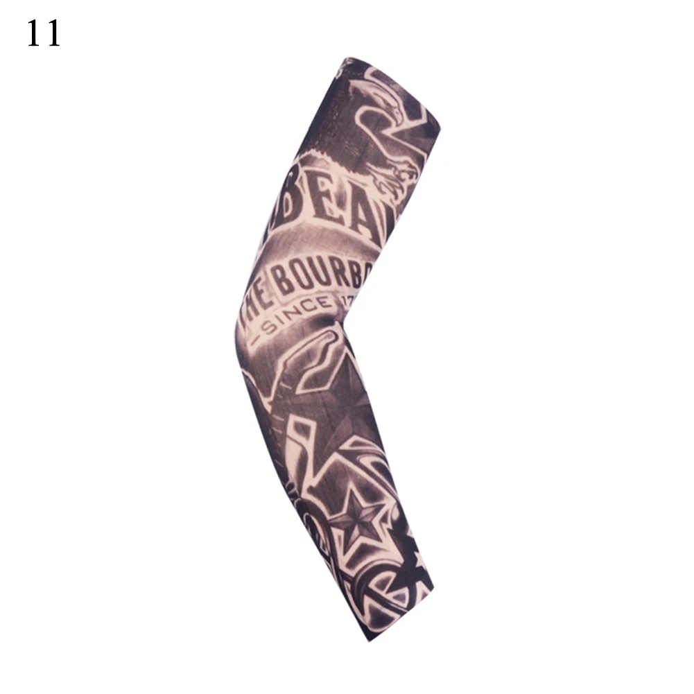 1PC Outdoor Cycling Tattoo sleeve 3D Tattoo Printed Arm Warmer UV Protection Bike Bicycle Sleeves Arm Protection Ridding Sleeves