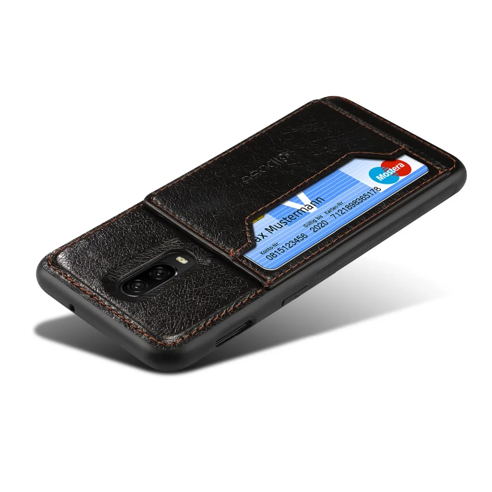 Для OnePlus 6 T 6 5T откидная крышка из искусственной кожи держатель для карт слоты силиконовый чехол-бумажник для One Plus 6 T 5T 7 Pro Oneplus7 чехол для телефона