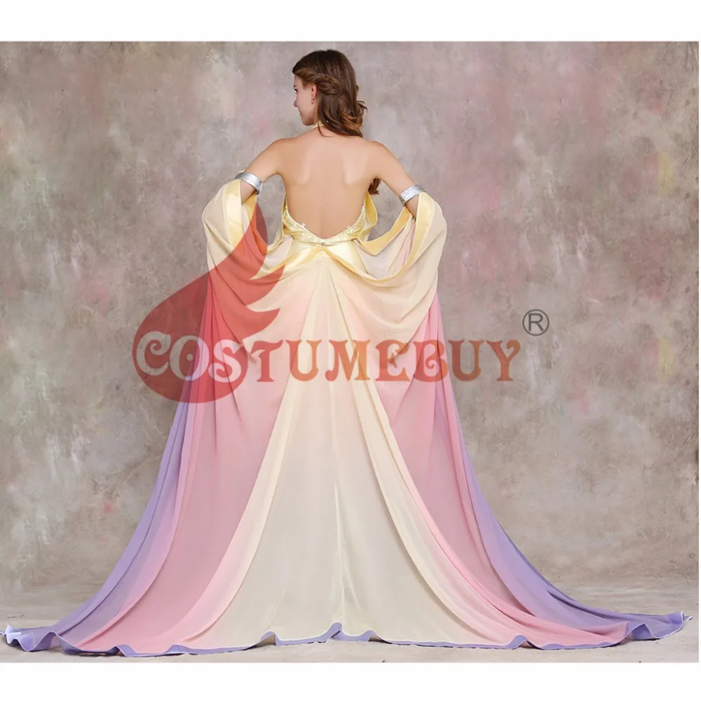 Costumebuy костюм Звездные войны Месть Ситхов Падме Амидала платье Лебединое озеро Звездные войны Падме костюм амидалы косплей на заказ