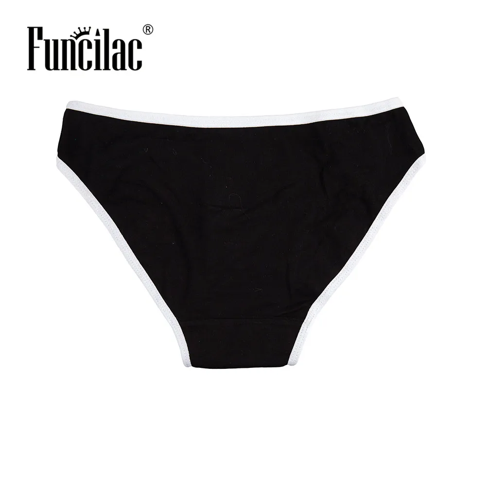 FUNCILAC однотонное нижнее белье женские хлопковые бесшовные трусики сексуальное с