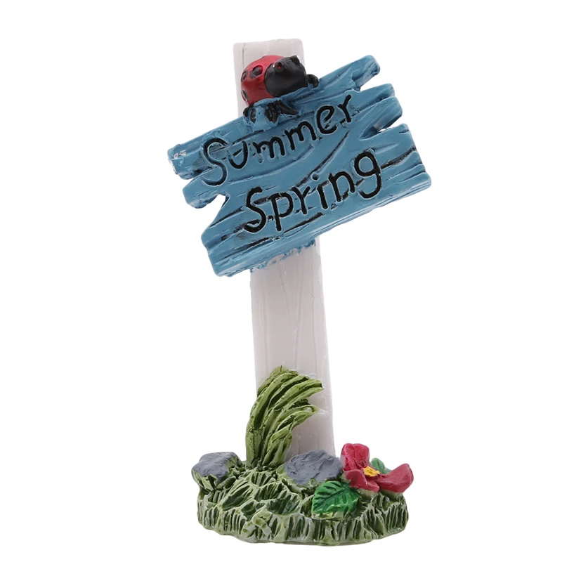 1 шт. фигурки животных божьей коровки миниатюрные растений микро Сказочный