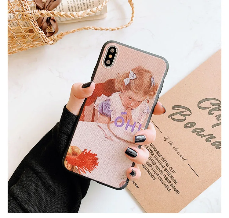 Purple skirt girl GlamPhone чехол Милый Мультфильм иллюстрация чехол для телефона для iPhone X XS Max XR Мягкий силиконовый чехол для iPhone 7 8 6 6s Plus чехол - Цвет: Purple skirt girl