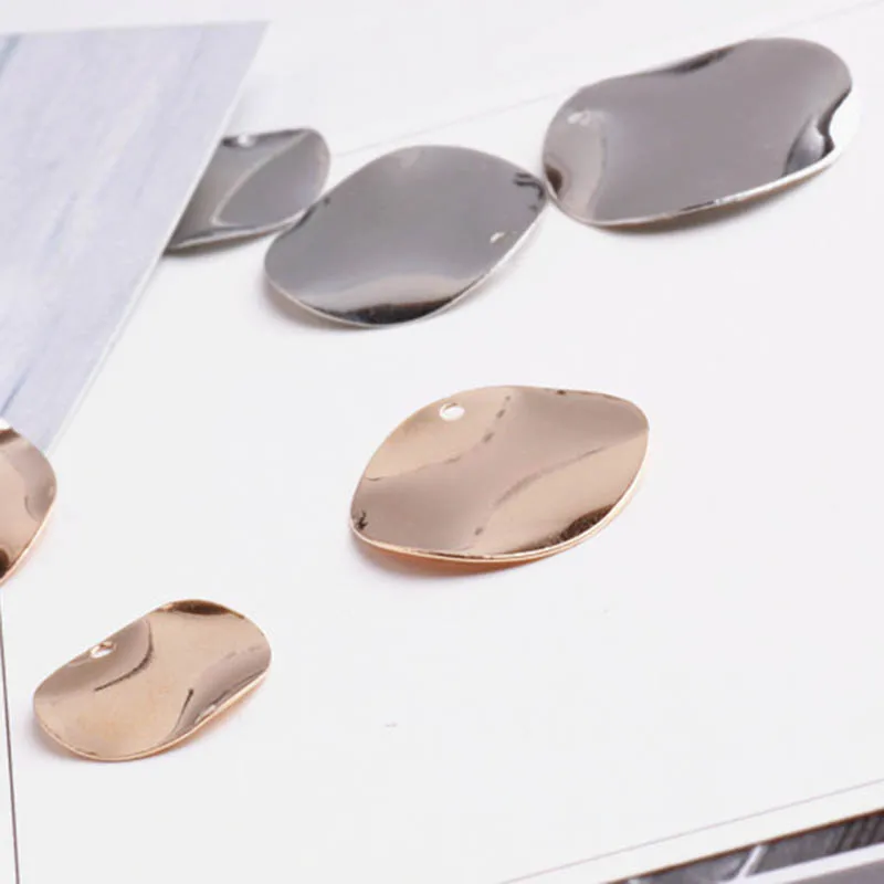 Креативный Чистый медный Простой DIY ювелирные аксессуары геометрический диск