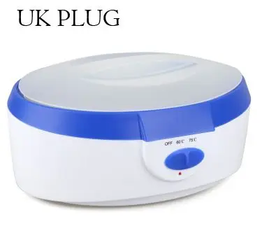 Blue UK plug 2.5L парафин нагреватель машина для лечения кожи Высокая емкость для удаления волос парафин нагреватель горшок воск грелка набор - Цвет: Blue UK plug