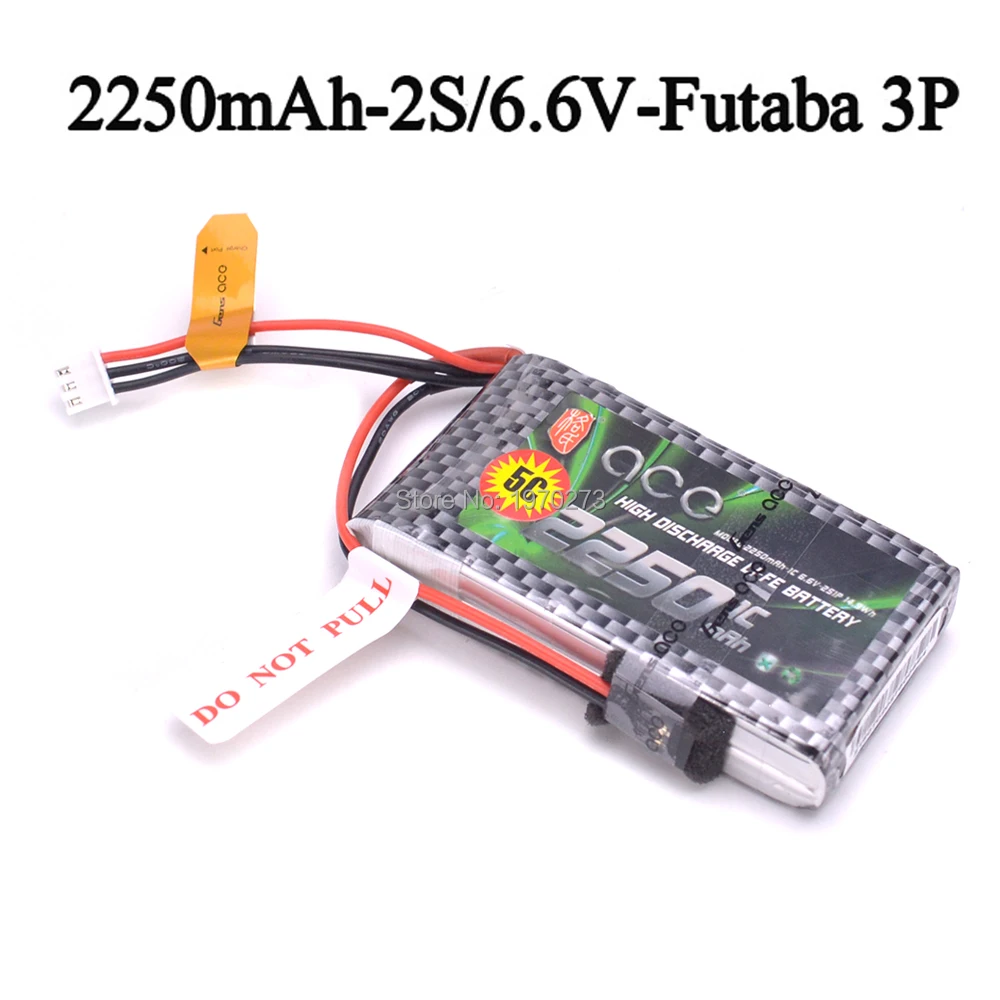 Gens ace 2250mAh 6,6 V 2S1P аккумулятор с разъемом BBL1 3P для 14SG 4PLS T8J пульт дистанционного управления