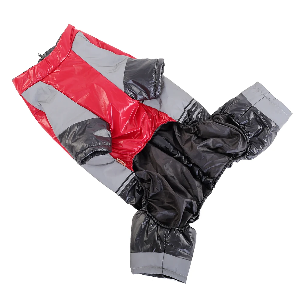 HOOPET куртка для больших собак кожаная одежда зимняя четыре ноги теплая одежда| |