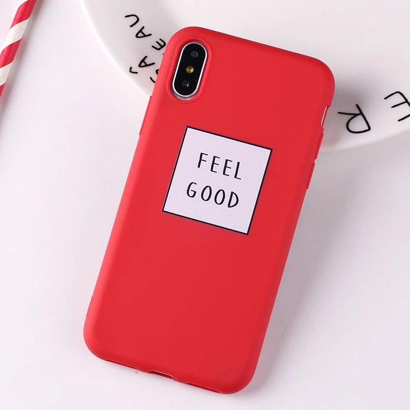 16 Милый мягкий силиконовый чехол для iPhone 11 6S 5S SE 8 8Plus X XS Max 7 7Plus Happy Lucky Sunshine Tropical Funny Quote - Цвет: 16