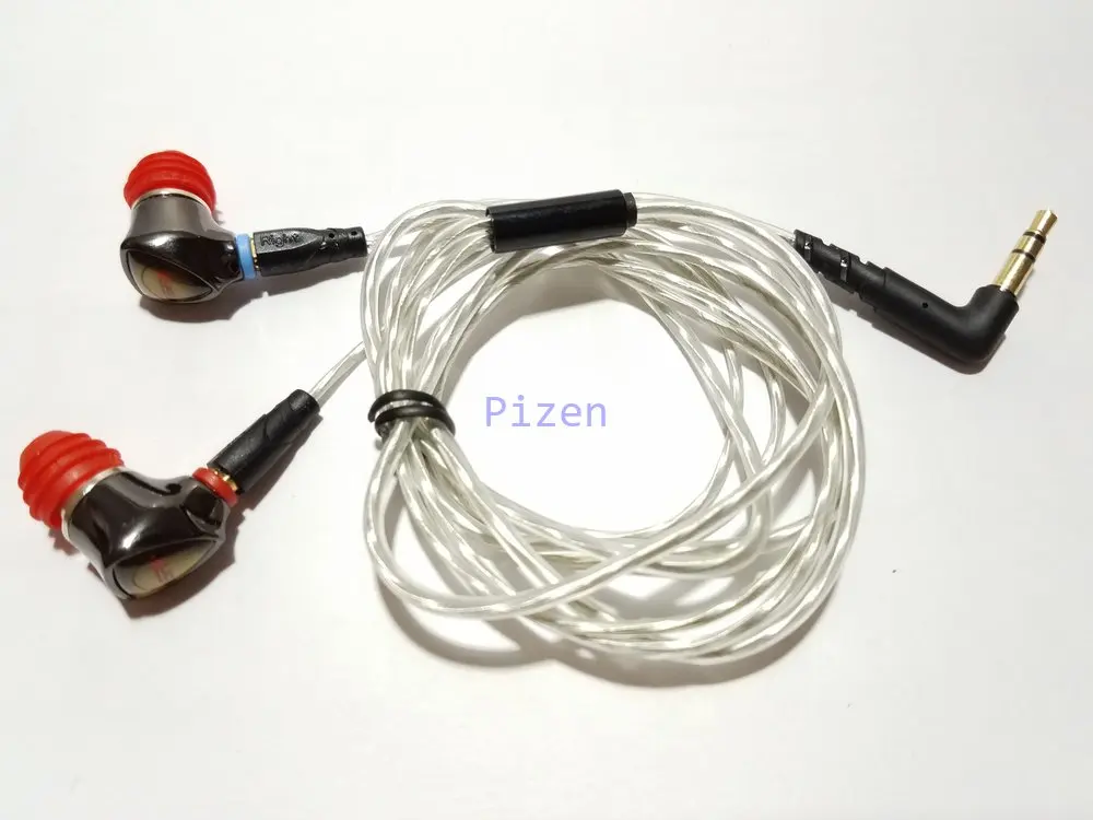 SENFER 4в1 HIFI наушники Гибридный привод DIY наушники Ноулз сбалансированная арматура с MMCX кабелем se215 se535 se846 IE80 - Цвет: black silver L