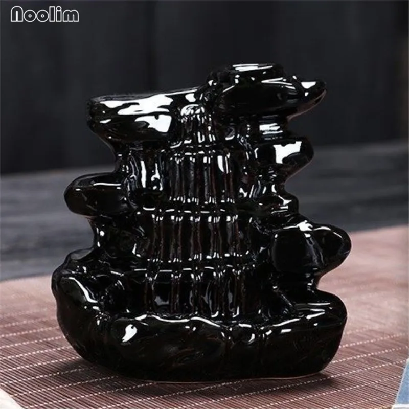 Керамическая курильница в стиле ретро горелка с высоким горным дымом и водопадом