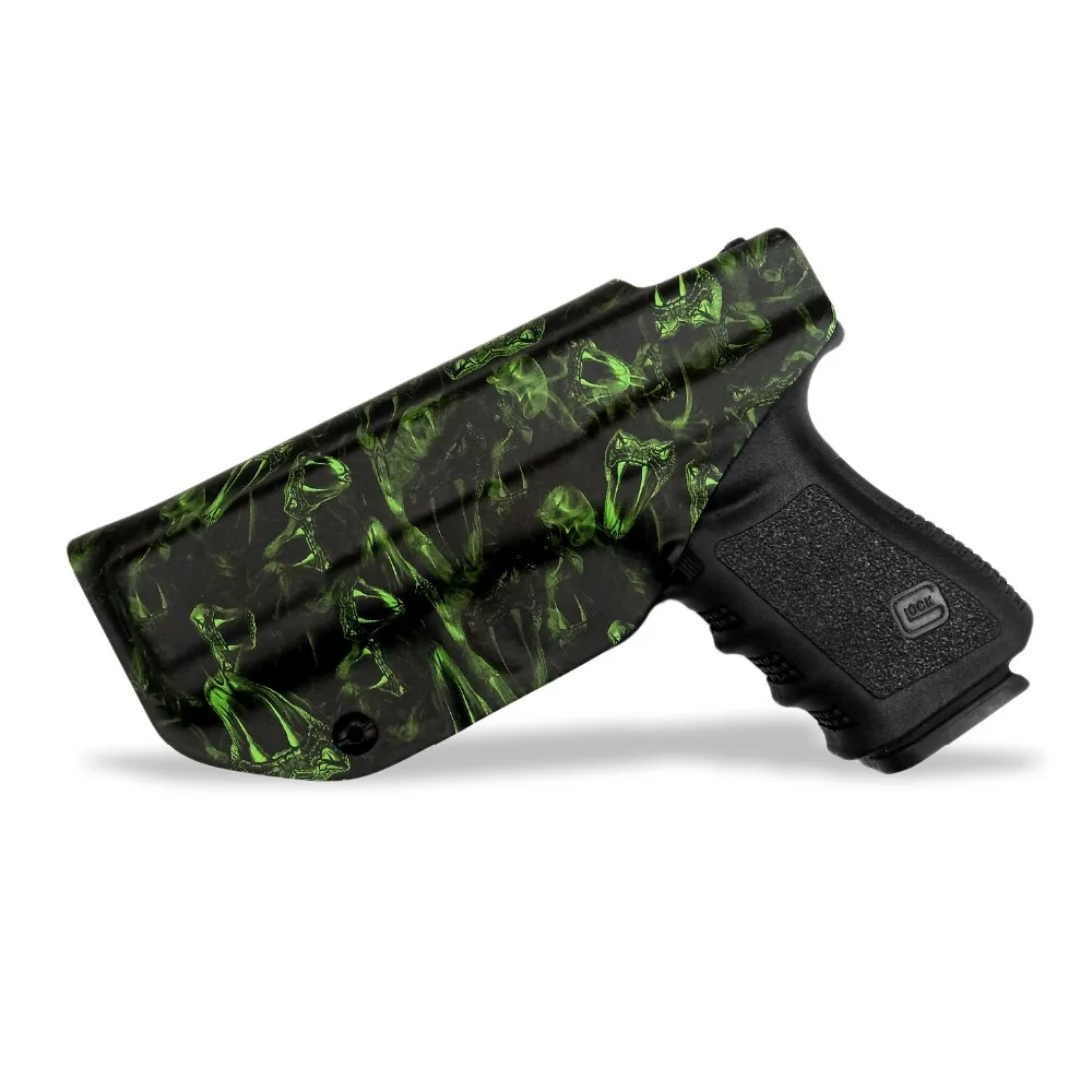 B.B.F Make Тотем Змеи IWB KYDEX кобура для пистолета для: Glock 19 17 22 23 26 27 28 31 43 P320 VP9 Внутри Скрытого Ношения кейс для пистолета