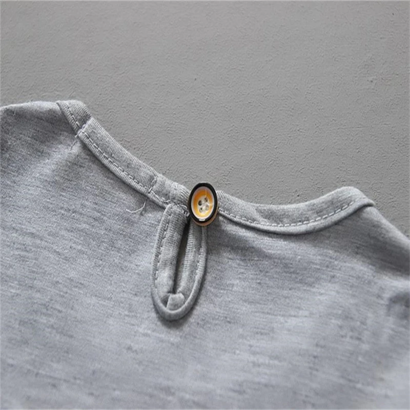 Одежда для маленьких девочек Лидер продаж 2020 Зимняя Повседневная футболка с