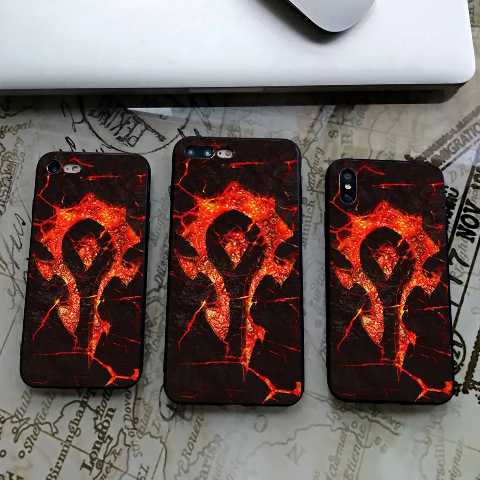 Чехол World Of Warcrafts, мягкий силиконовый чехол для iPhone 11 Pro X 5 S 5S XR XS Max 6 6S 7 8 Plus