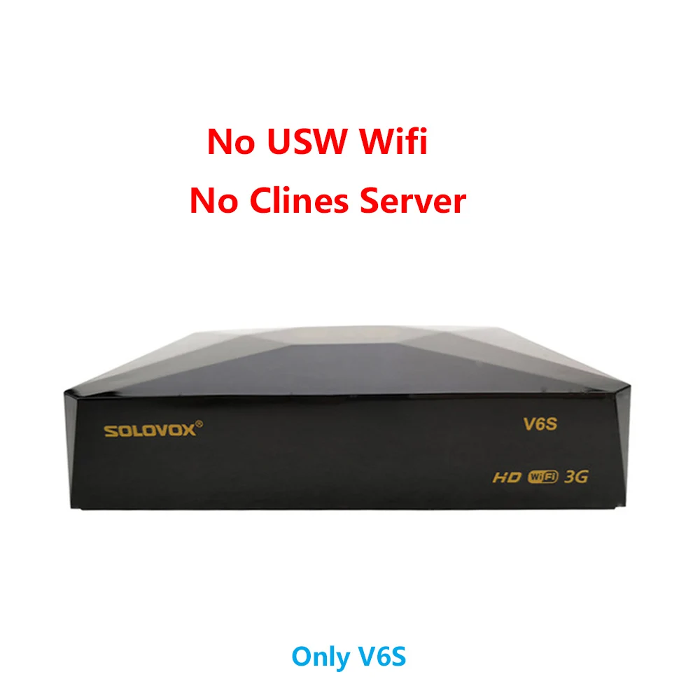 SOLOVOX V6S BOX SZBOX SOLOVOX S V6S спутниковый ТВ ресивер домашний кинотеатр HD Поддержка M3U CCCAM tv Xtream для ЕС Fr USK США арабский спутниковый ресивер - Цвет: SOLOVOX V6S BOX