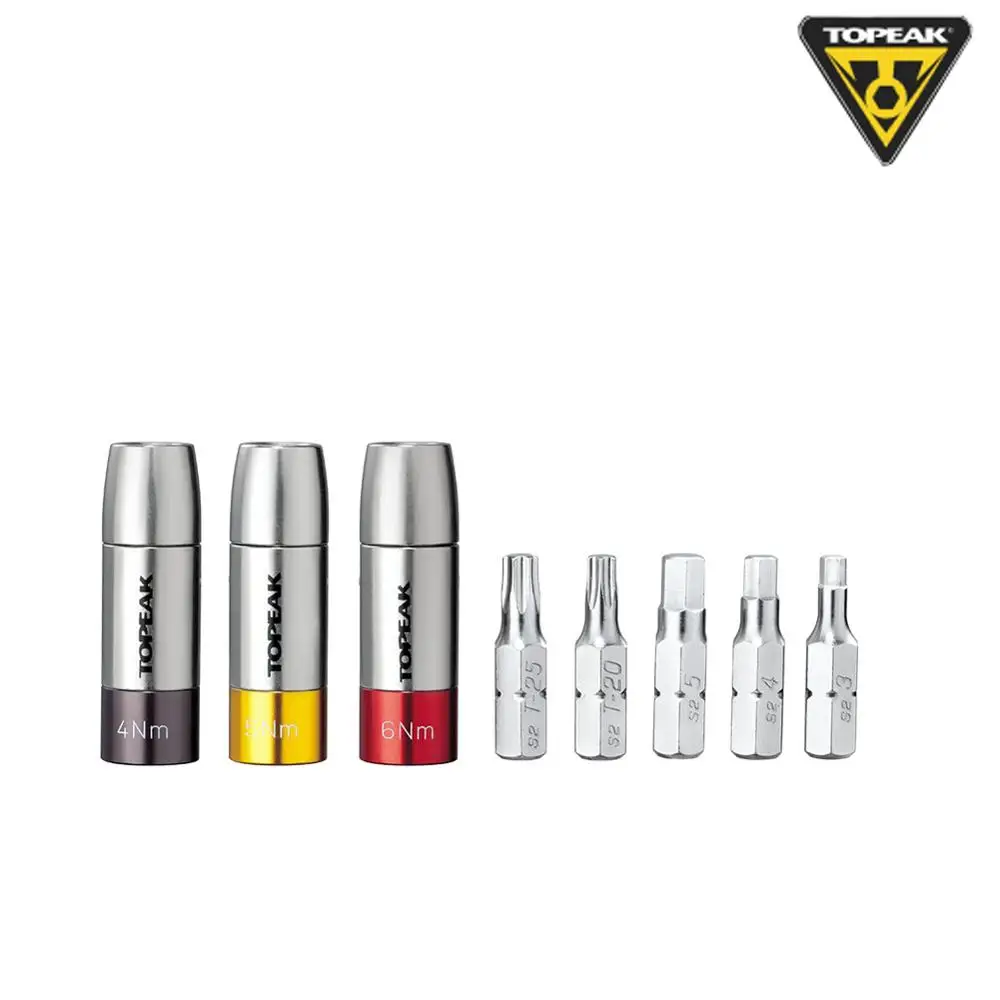 TT2571 TOPEAK предустановленный набор TorqSockets 4/5/6 нм NANO TORQBOX DX W/5 инструмент Биты закаленная сталь T20/T25 многофункциональные инструменты - Цвет: TT2571