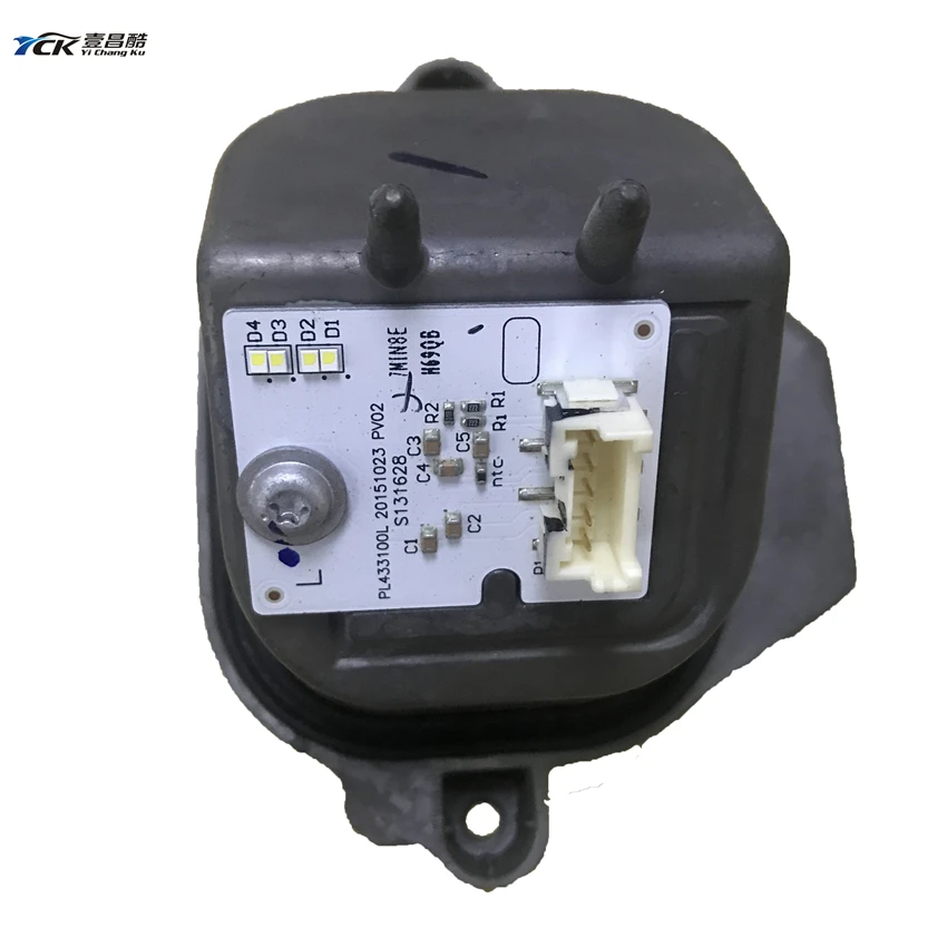 YCK оригинальная б/у PL433100L PL433100R головной светильник светодиодный модулем DRL