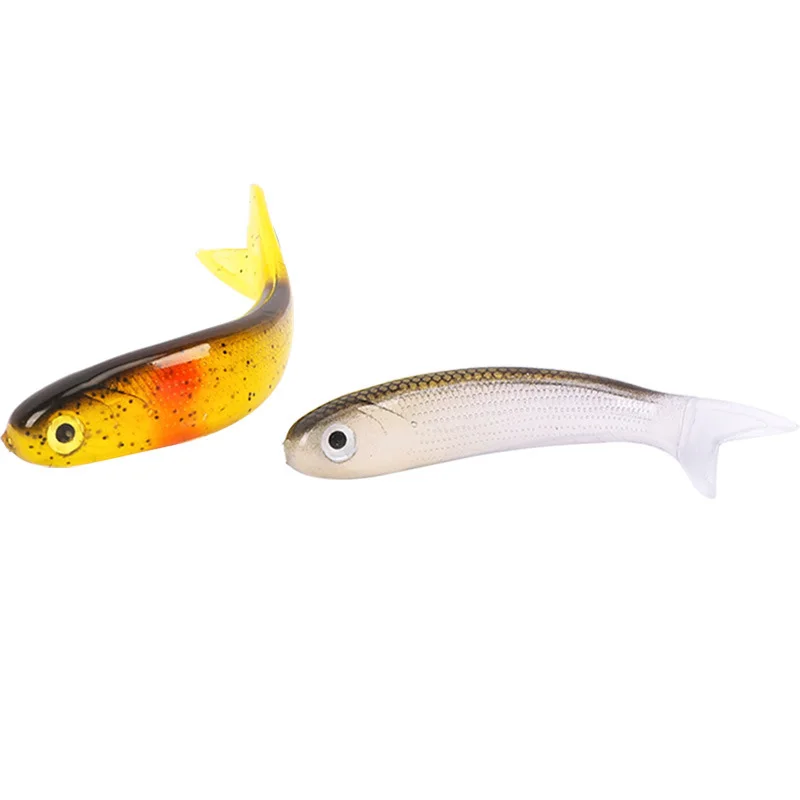 Tsurinoya мягкие приманки 65 мм 3 5 г/80 6 2 г с 3d глазами искусственная приманка Pesca swimbait