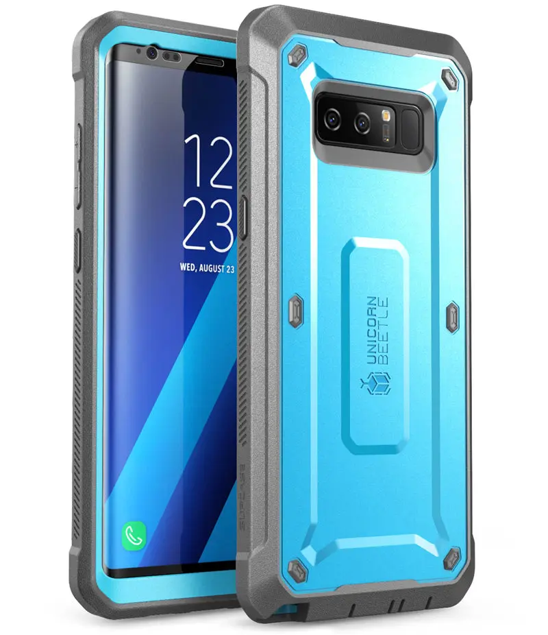 Blue SUP чехол для samsung Galaxy Note 8 чехол UB Pro Серия полный корпус прочная кобура Защитная крышка со встроенной защитной пленкой - Цвет: Blue