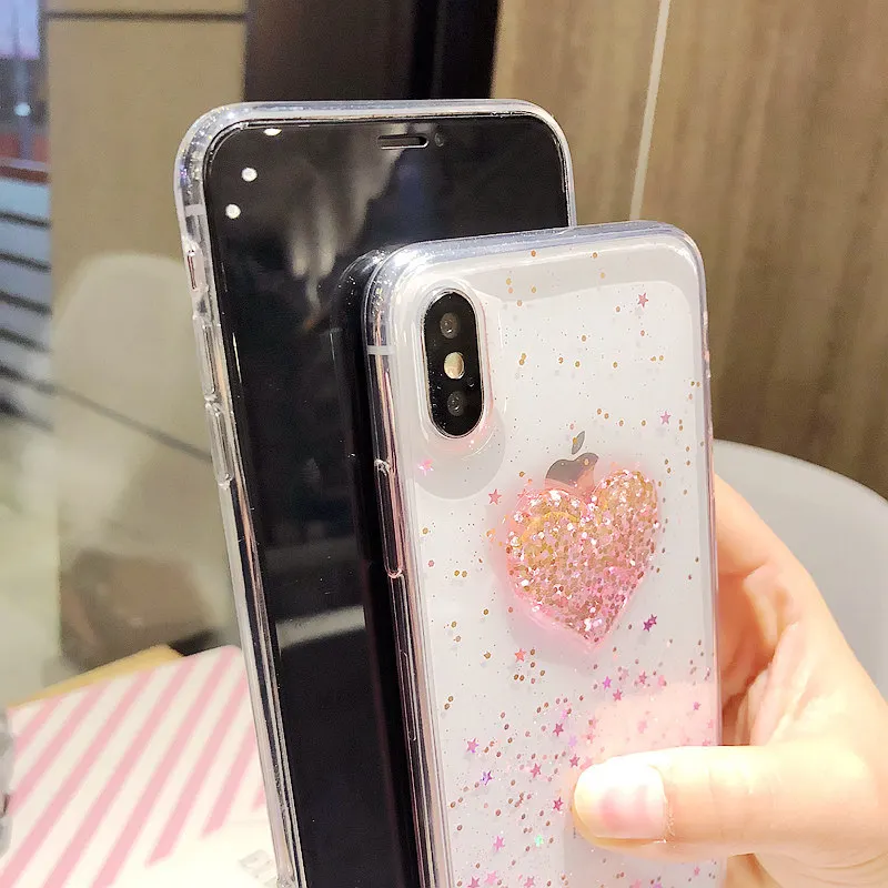 Чехол для телефона Huawei Y9 2018 Y7 2019 Y6 Prime милый женский Блестящий Мягкий защитный