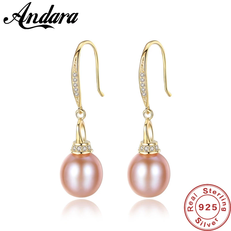 

Серьги-подвески из серебра 925 пробы с жемчугом