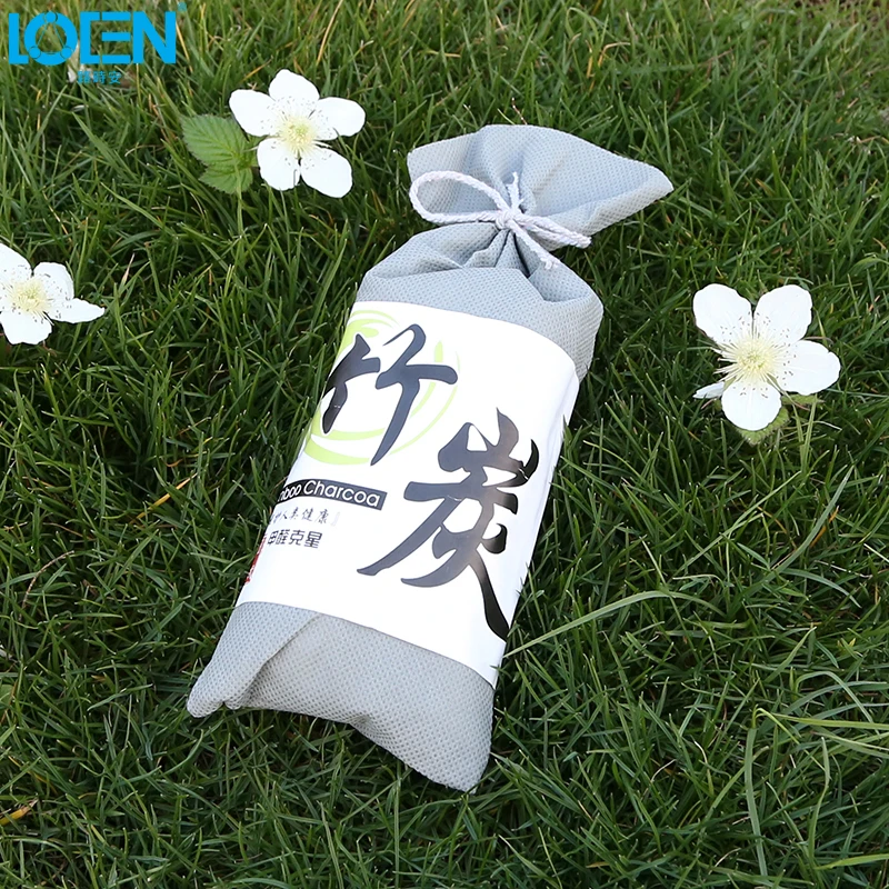 Автомобильный черный натуральный бамбуковый уголь освежитель воздуха сумка