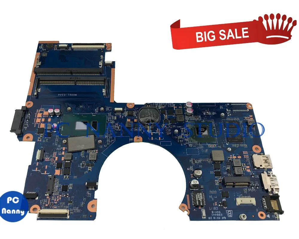 PCNANNY для HP Pavilion 15-AU материнская плата ноутбука DAG34AMB6D0 SR2ZU i7-7200 GeForce 940MX