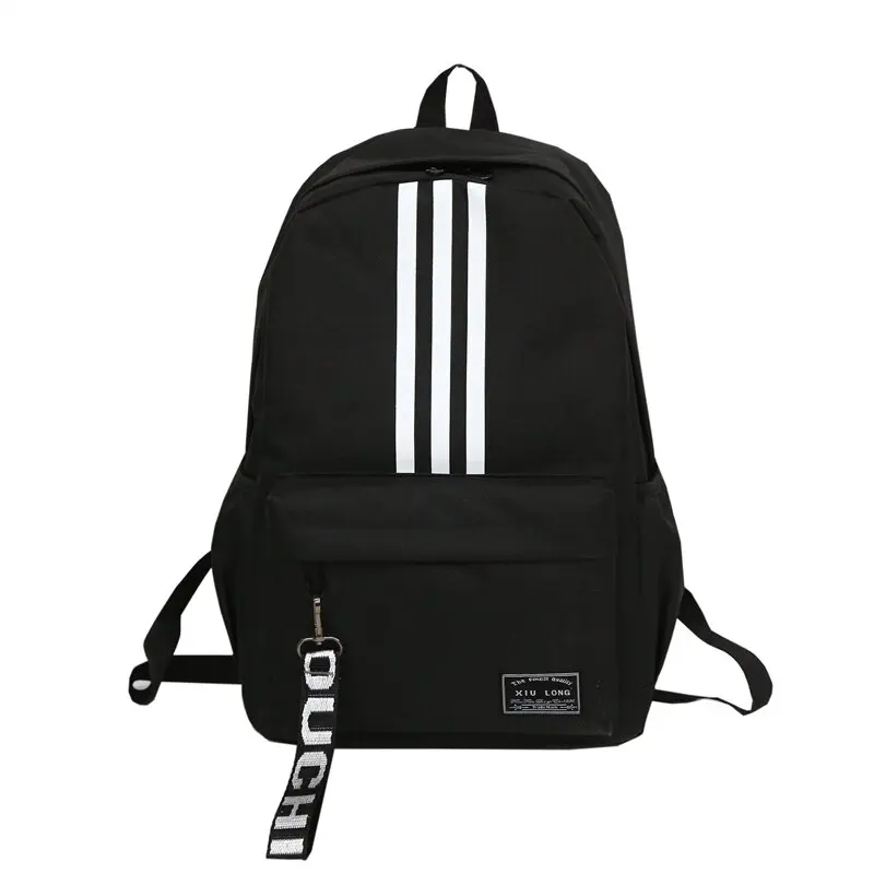 Stripe Backpack Brand High Quality large capacity Waterproof Nylon Leisure Or Travel Bag Preppy Style  joker School Backpack boy