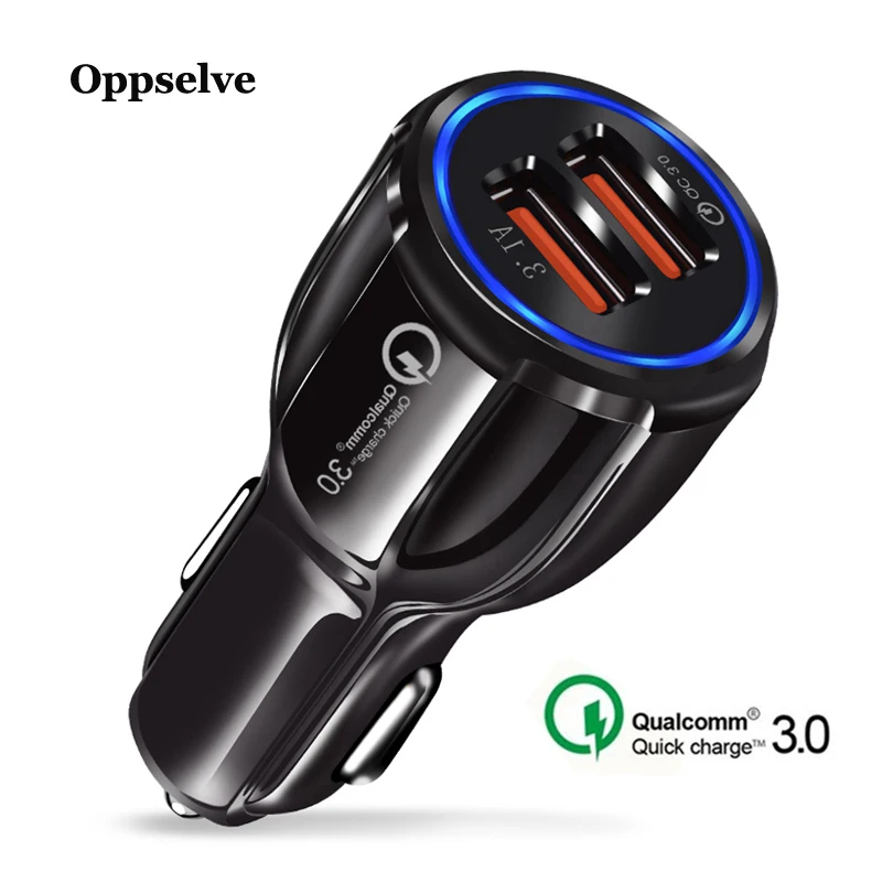 Автомобильное зарядное устройство Oppselve быстрая зарядка 3 0 2 USB 5 В А автомобильное