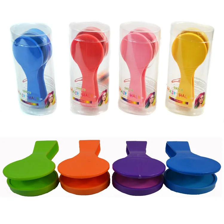 Горячий новый 8-цветный укладки волос одноразовые ПВХ в штучной упаковке зажим