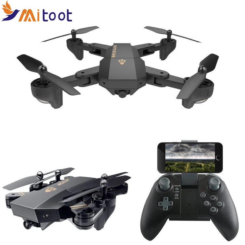 Складной Квадрокоптер XS809HW XS809W Wi Fi FPV|Квадрокоптер с дистанционным управлением| |