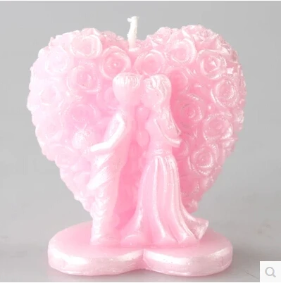 Wedding bride and groom candle molds,sugar craft tools,chocolate moulds,bakeware, rose heart silicone mold soap,candle moulds