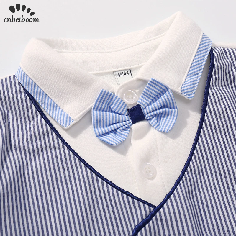 Одежда для первого дня рождения мальчиков цельнокроеный жилет комбинезоны